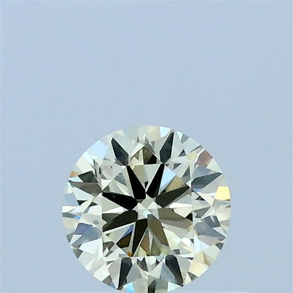 0.45 Carat Round Lab Grown Diamond, Very Good Cut, Y-Z Color, VVS2 Clarity