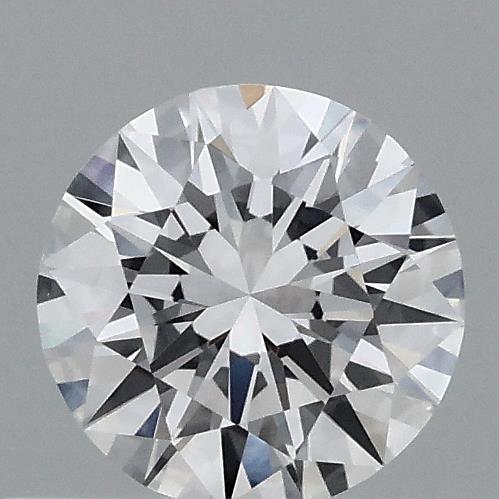 0.46 Carat Round Lab Grown Diamond, Very Good Cut, D Color, VVS2 Clarity