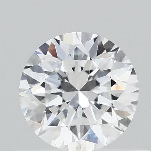 0.46 Carat Round Lab Grown Diamond, Very Good Cut, D Color, VVS2 Clarity