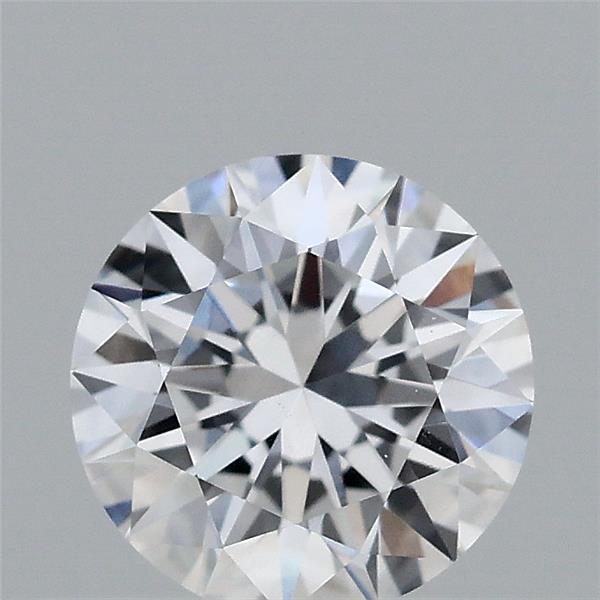 0.46 Carat Round Lab Grown Diamond, Very Good Cut, D Color, VVS2 Clarity