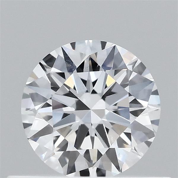 0.47 Carat Round Lab Grown Diamond, Ideal Cut, D Color, VVS2 Clarity