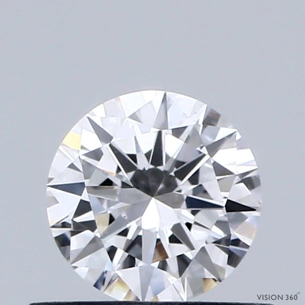 0.47 Carat Round Lab Grown Diamond, Very Good Cut, D Color, VS1 Clarity