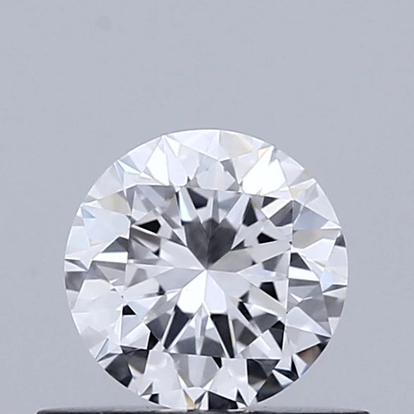 0.49 Carat Round Lab Grown Diamond, Very Good Cut, D Color, VVS2 Clarity