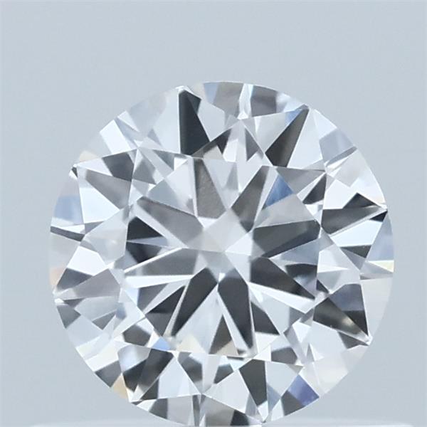 0.51 Carat Round Lab Grown Diamond, Very Good Cut, D Color, VVS1 Clarity