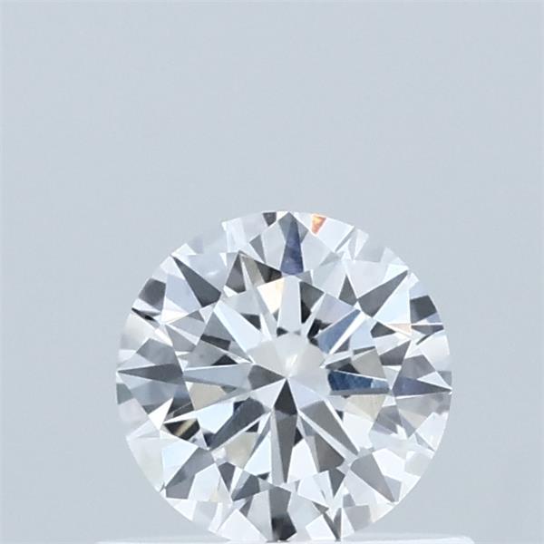 0.52 Carat Round Lab Grown Diamond, Excellent Cut, D Color, VVS2 Clarity