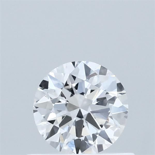 0.52 Carat Round Lab Grown Diamond, Excellent Cut, E Color, VS1 Clarity