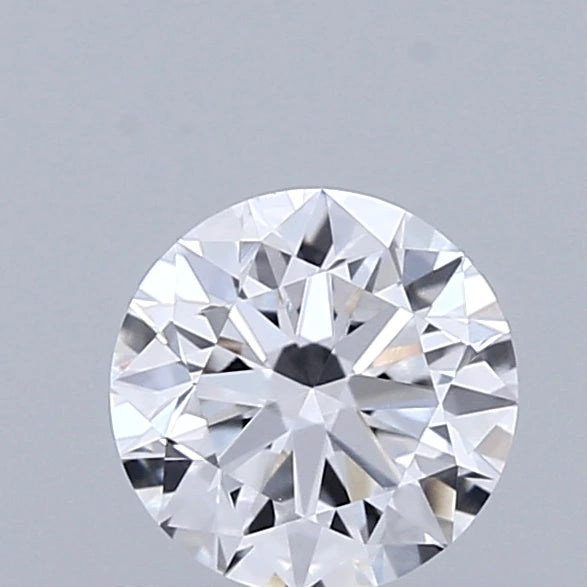 0.52 Carat Round Lab Grown Diamond, Very Good Cut, D Color, IF Clarity