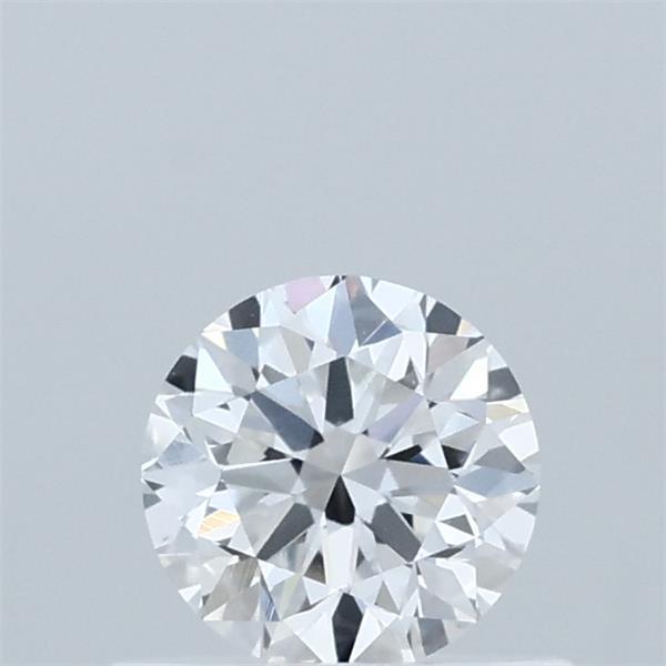 0.52 Carat Round Lab Grown Diamond, Very Good Cut, D Color, VVS2 Clarity