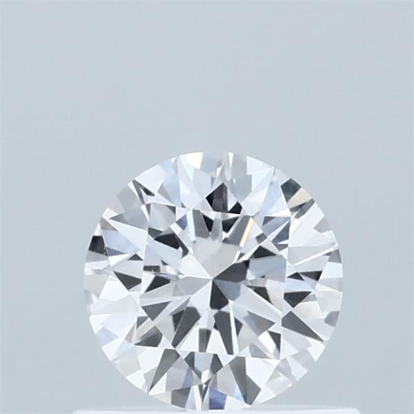 0.53 Carat Round Lab Grown Diamond, Excellent Cut, E Color, VS1 Clarity