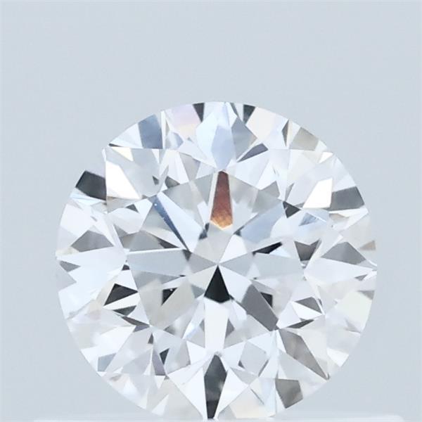 0.53 Carat Round Lab Grown Diamond, Very Good Cut, D Color, VVS2 Clarity