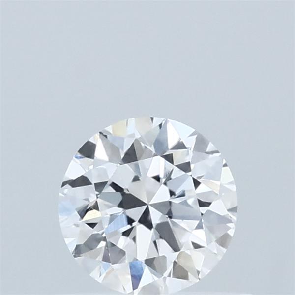 0.54 Carat Round Lab Grown Diamond, Excellent Cut, D Color, VVS1 Clarity