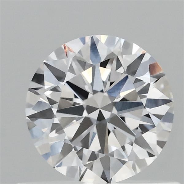 0.54 Carat Round Lab Grown Diamond, Ideal Cut, D Color, VVS1 Clarity