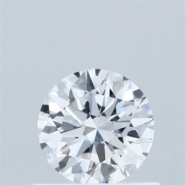 0.56 Carat Round Lab Grown Diamond, Excellent Cut, D Color, VVS2 Clarity