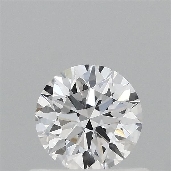 0.58 Carat Round Lab Grown Diamond, Excellent Cut, E Color, VVS2 Clarity