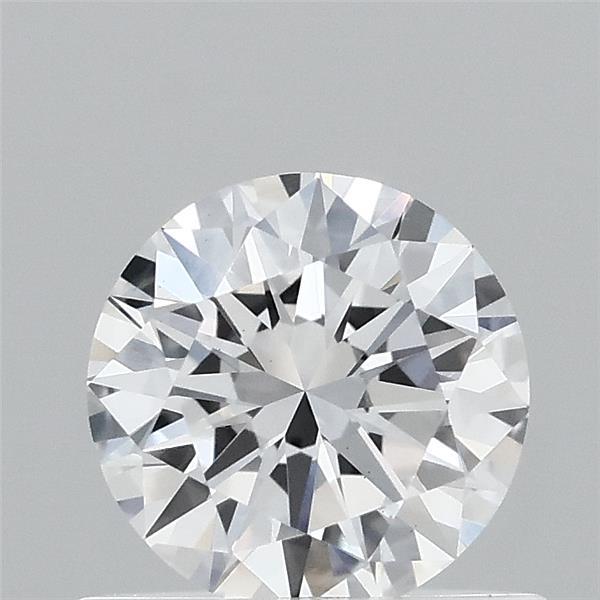 0.59 Carat Round Lab Grown Diamond, Excellent Cut, D Color, VS1 Clarity