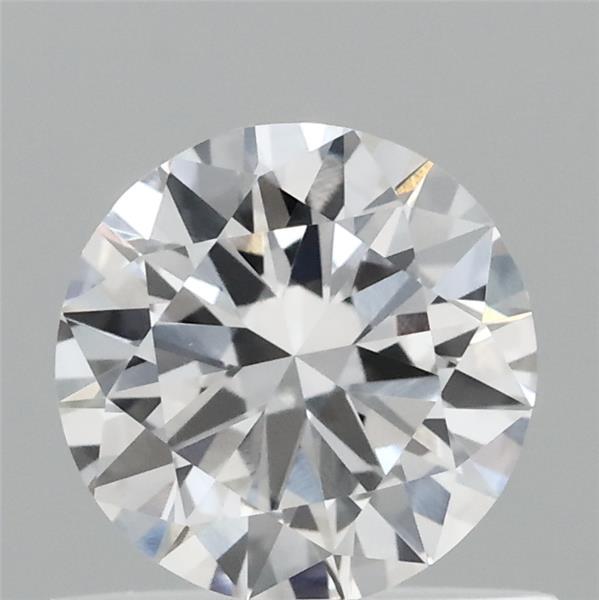 0.59 Carat Round Lab Grown Diamond, Excellent Cut, E Color, VVS2 Clarity