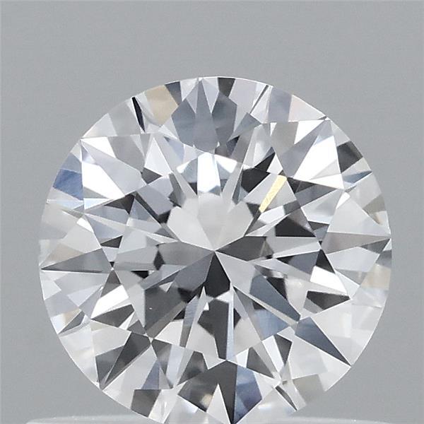 0.62 Carat Round Lab Grown Diamond, Excellent Cut, D Color, VVS2 Clarity