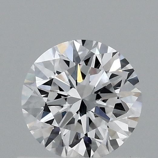 0.62 Carat Round Lab Grown Diamond, Very Good Cut, D Color, VVS2 Clarity
