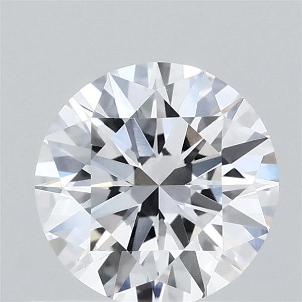 0.65 Carat Round Lab Grown Diamond, Very Good Cut, D Color, VVS2 Clarity