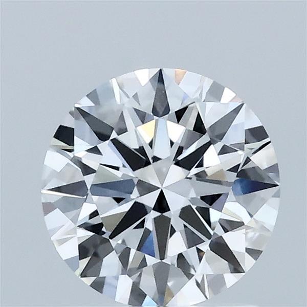 1.06 Carat Round Lab Grown Diamond, Ideal Cut, D Color, VVS2 Clarity