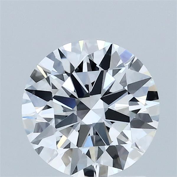1.07 Carat Round Lab Grown Diamond, Ideal Cut, D Color, VVS2 Clarity