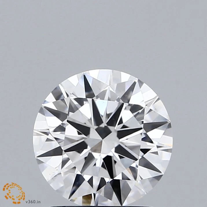 1.40 Carat Round Lab Grown Diamond, Excellent Cut, D Color, VS1 Clarity