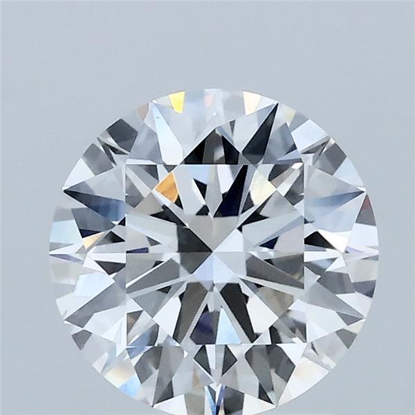 1.51 Carat Round Lab Grown Diamond, Ideal Cut, F Color, VVS2 Clarity
