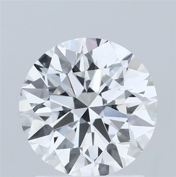 1.60 Carat Round Lab Grown Diamond, Ideal Cut, D Color, VS1 Clarity
