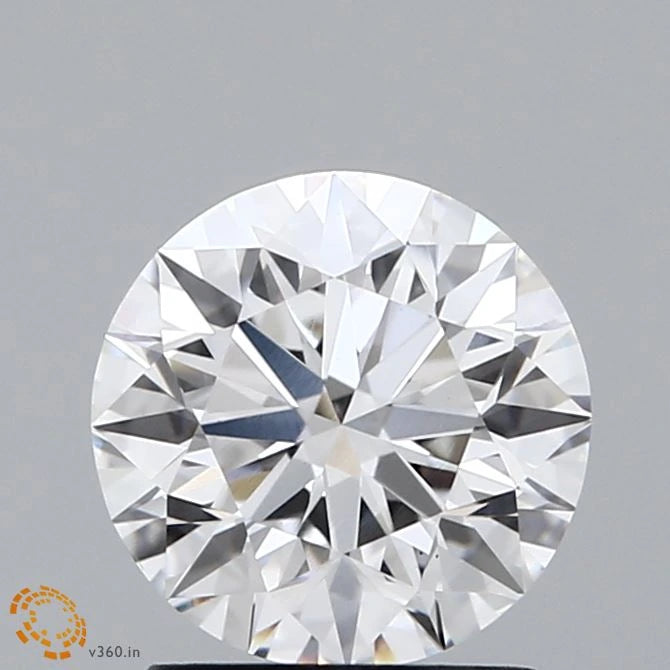 1.68 Carat Round Lab Grown Diamond, Excellent Cut, E Color, VS1 Clarity