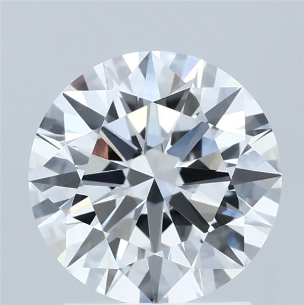 1.79 Carat Round Lab Grown Diamond, Ideal Cut, E Color, VVS2 Clarity