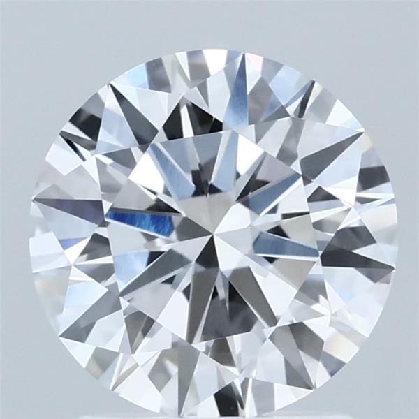 1.83 Carat Round Lab Grown Diamond, Ideal Cut, D Color, VVS2 Clarity
