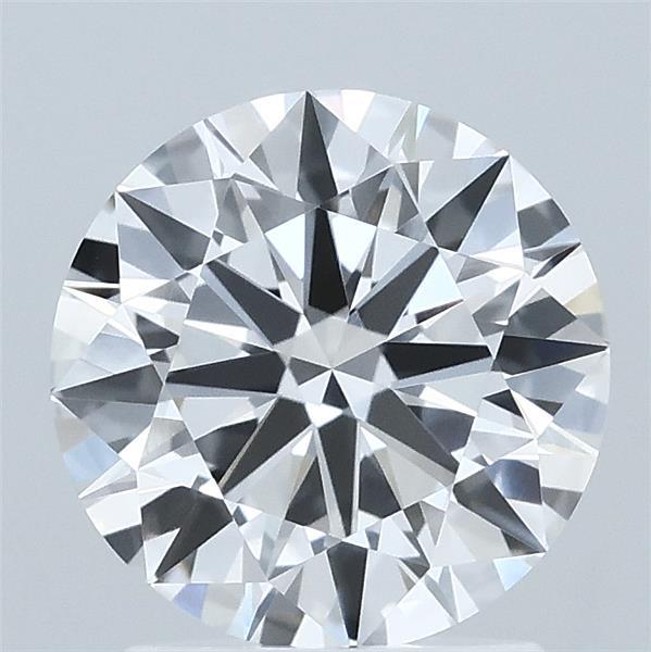 1.87 Carat Round Lab Grown Diamond, Ideal Cut, F Color, VVS2 Clarity