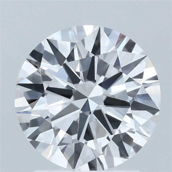 1.88 Carat Round Lab Grown Diamond, Excellent Cut, E Color, VVS2 Clarity