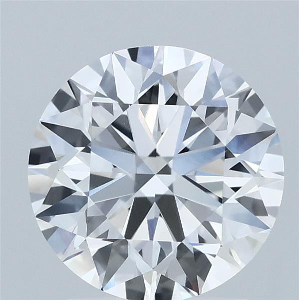 2.10 Carat Round Lab Grown Diamond, Excellent Cut, D Color, VVS1 Clarity