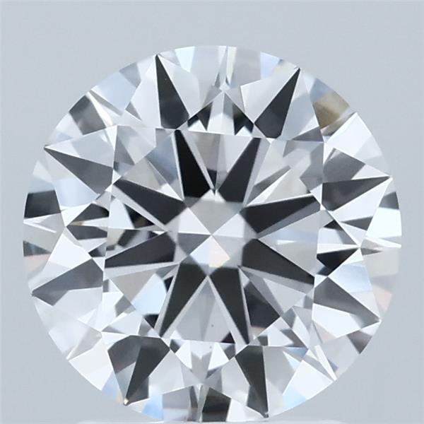 2.10 Carat Round Lab Grown Diamond, Ideal Cut, D Color, VS1 Clarity