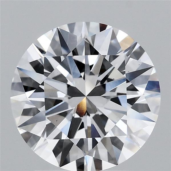 2.32 Carat Round Lab Grown Diamond, Excellent Cut, E Color, VS2 Clarity