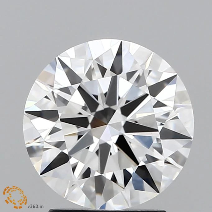 2.34 Carat Round Lab Grown Diamond, Ideal Cut, G Color, VVS2 Clarity