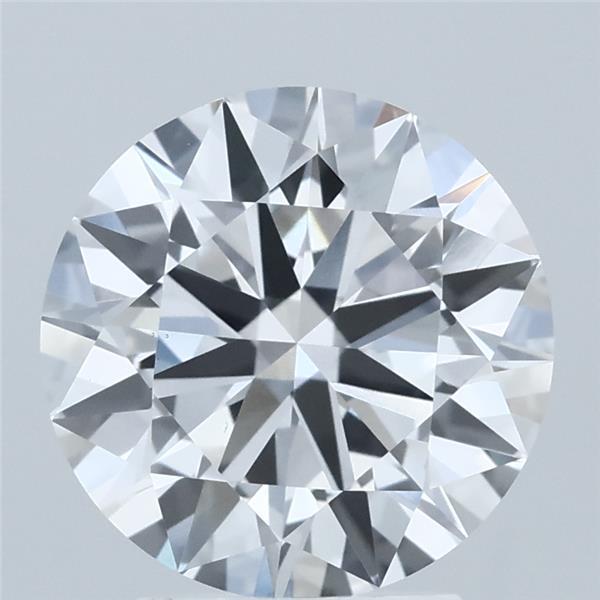 3.00 Carat Round Lab Grown Diamond, Excellent Cut, D Color, VS1 Clarity