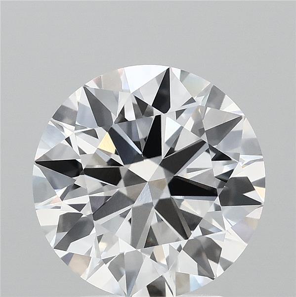 3.03 Carat Round Lab Grown Diamond, Ideal Cut, E Color, VVS1 Clarity