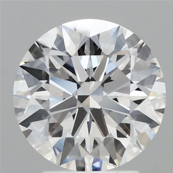 3.09 Carat Round Lab Grown Diamond, Ideal Cut, E Color, VVS1 Clarity