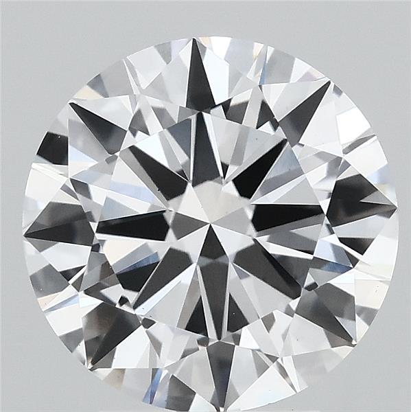 3.50 Carat Round Lab Grown Diamond, Excellent Cut, D Color, VS1 Clarity