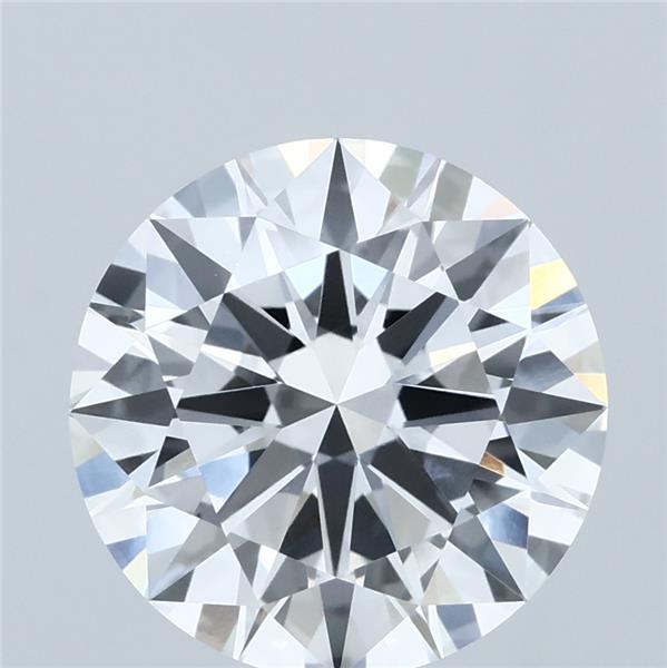 3.50 Carat Round Lab Grown Diamond, Excellent Cut, E Color, VVS1 Clarity