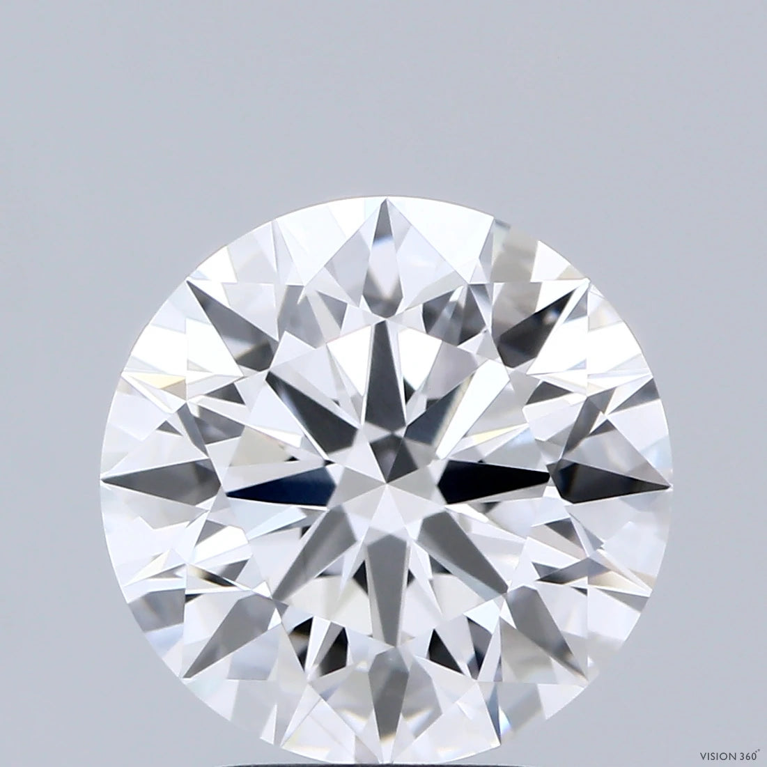 3.50 Carat Round Lab Grown Diamond, Ideal Cut, E Color, VVS1 Clarity