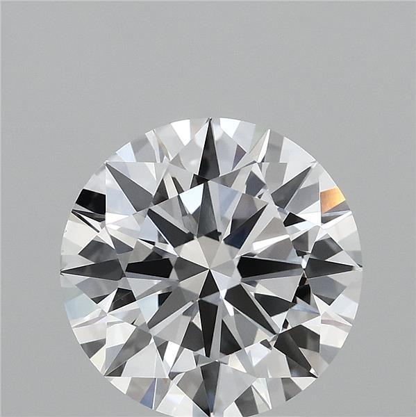 3.52 Carat Round Lab Grown Diamond, Ideal Cut, D Color, VS1 Clarity