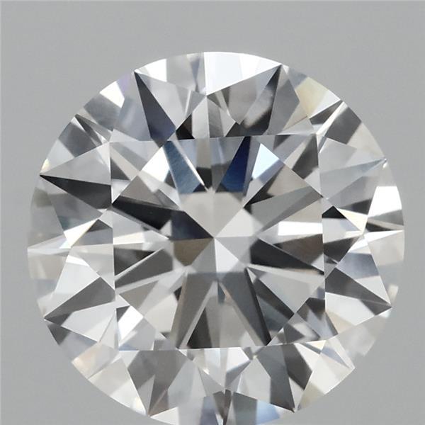 3.52 Carat Round Lab Grown Diamond, Ideal Cut, F Color, VS1 Clarity