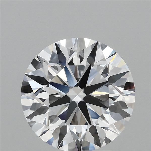 3.58 Carat Round Lab Grown Diamond, Ideal Cut, D Color, VS1 Clarity