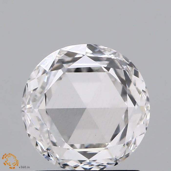 1.10 Carat Round Rose Lab Grown Diamond, Excellent Polish, G Color, VS1 Clarity