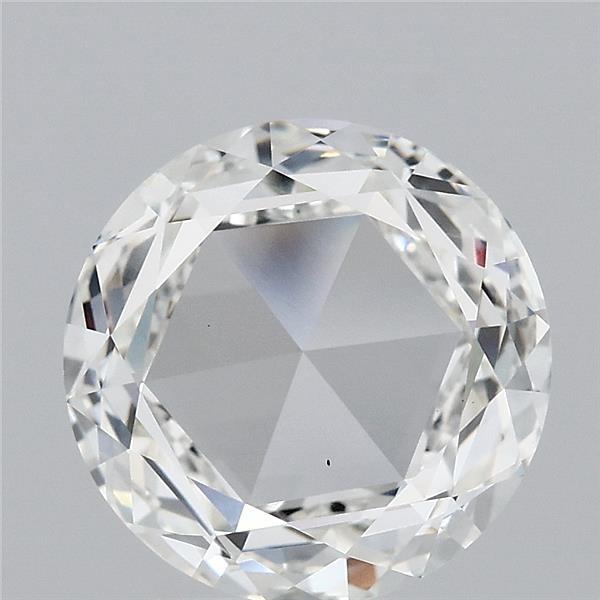 2.31 Carat Round Rose Lab Grown Diamond, Excellent Polish, H Color, VS1 Clarity