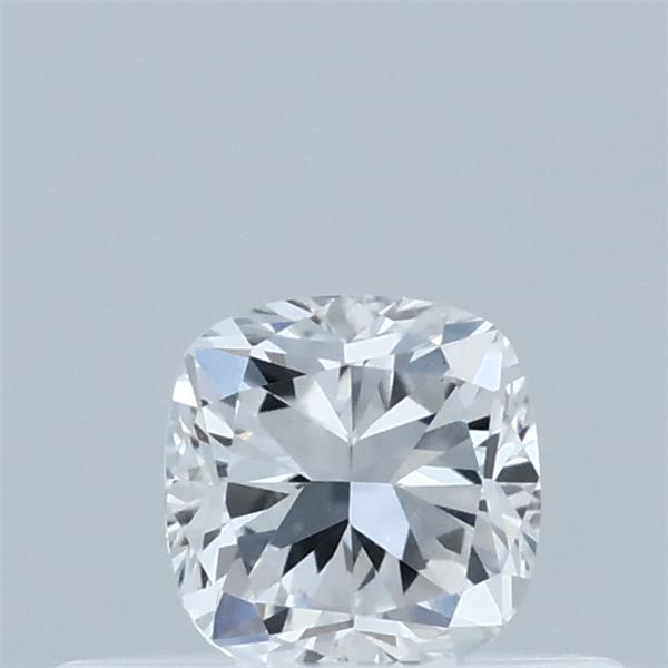 0.32 Carat Square Cushion Lab Grown Diamond, Very Good Polish, D Color, VS1 Clarity