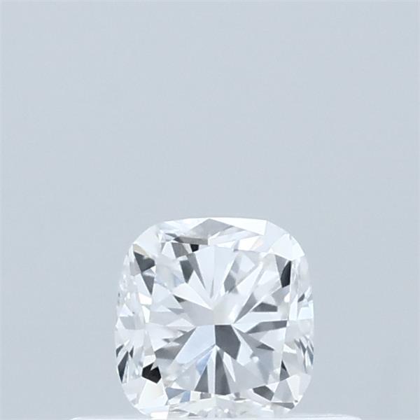 0.39 Carat Square Cushion Lab Grown Diamond, Very Good Polish, E Color, VS1 Clarity